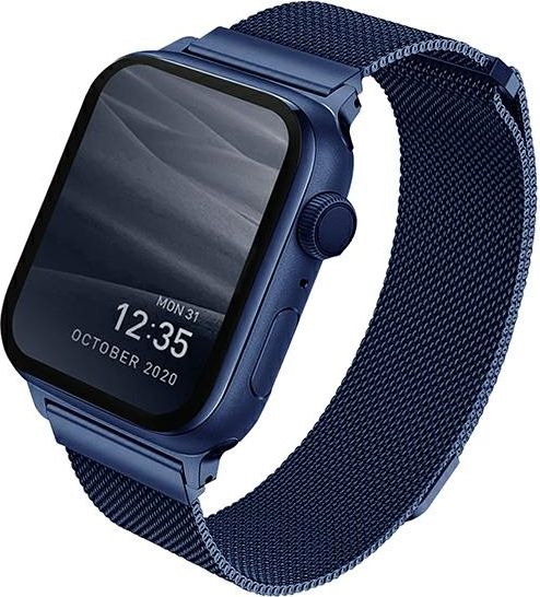 Uniq Etui Valencia Apple Watch Series 4/5/6/SE 44mm marine blue