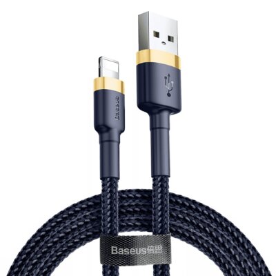 Baseus Kabel Cafule CALKLF-BV3 USB Lightning 1m kolor granatowy