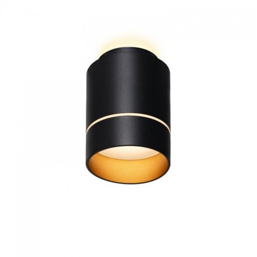 Berella Light Cori LED lampa sufitowa 1-punktowa czarna/złota BL2024
