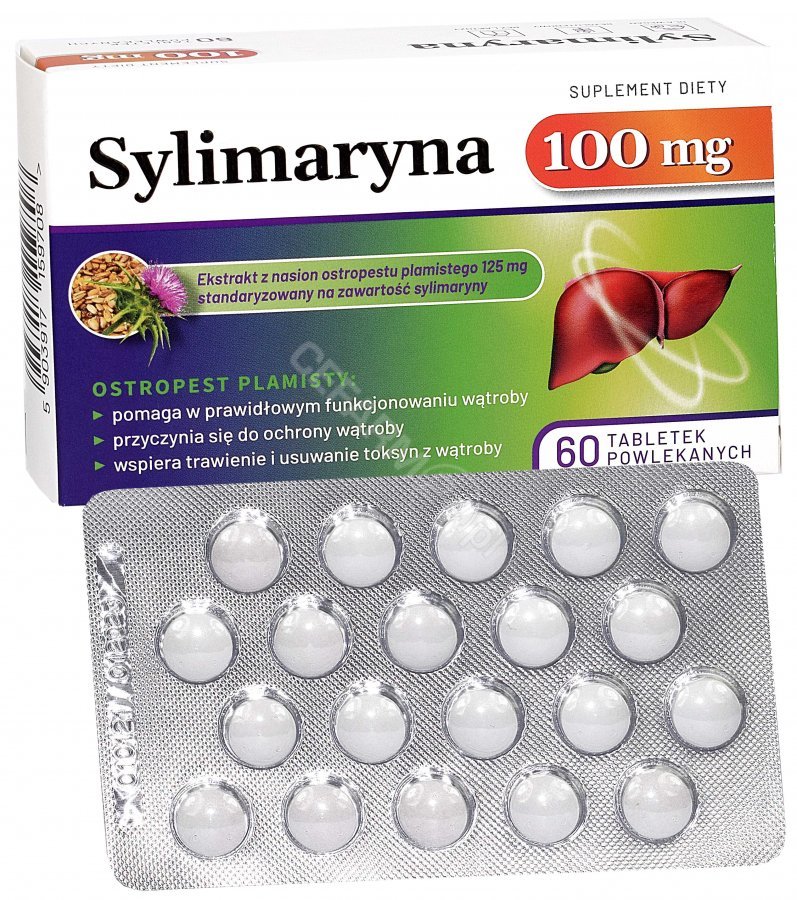 GJ Pharma Sp. z o.o. Sylimaryna 100 mg 60 tabletek 3738061