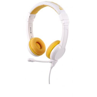 BuddyPhones BP-SCHOOLP-YELLOW Biało-Żółty