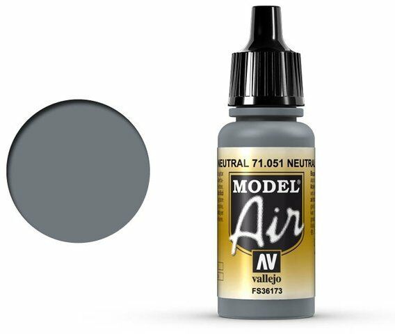Vallejo Model Air Neutral Gray 71.051