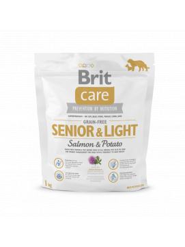 Brit Care Grain-Free Senior&Light Salmon&Potato 1 kg