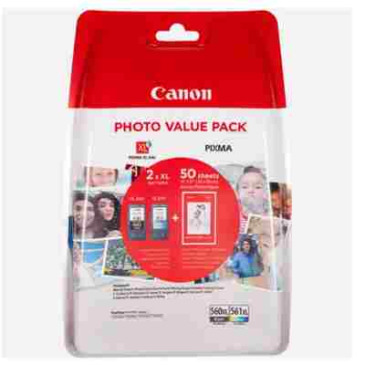 Tusze Oryginalne Canon PG-560XL + CL-561XL (3712C004) (komplet)|