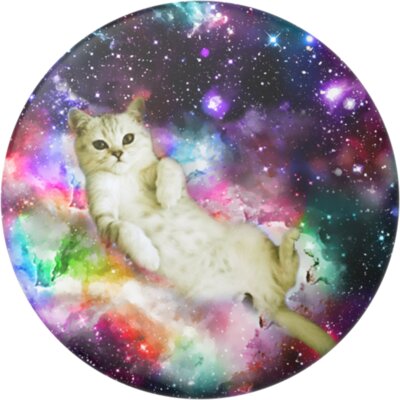 POPSOCKETS Uchwyt i podstawka do telefonu POPSOCKETS Interpurrlactic Kot