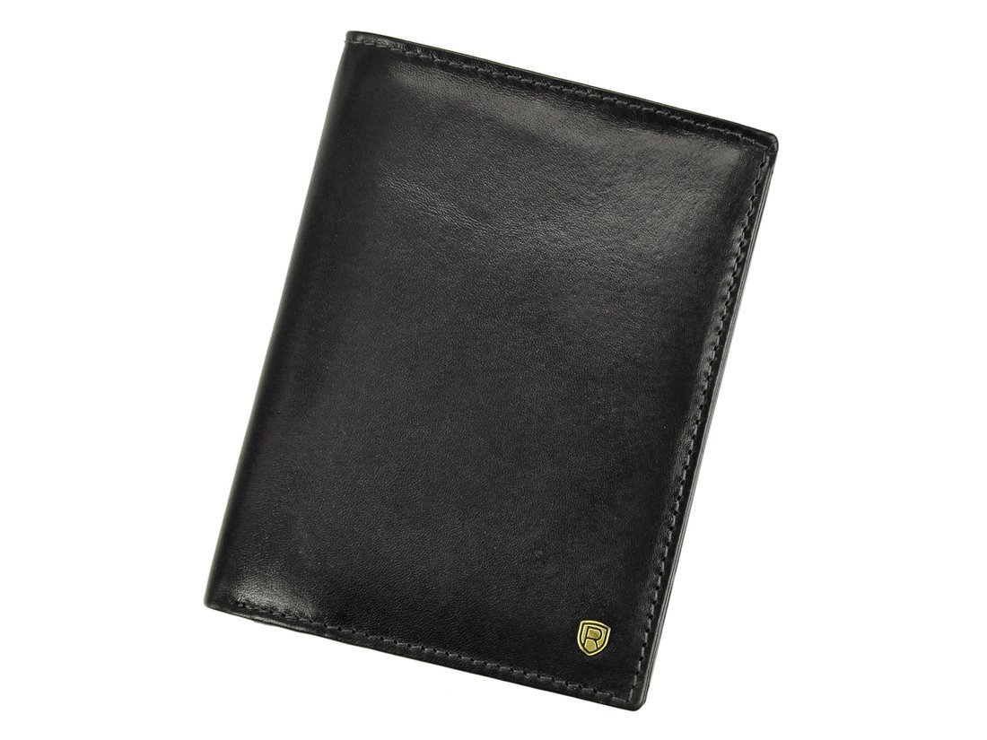Skórzany portfel męski na dokumenty z RFID Rovicky