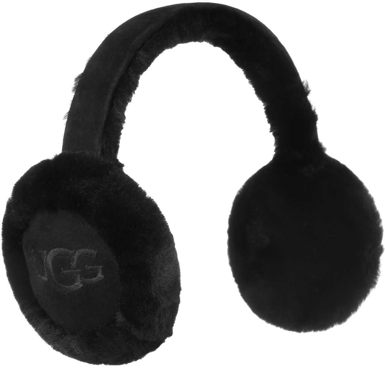 Classic Sheepskin Ear Warmers by UGG, czarny, One Size