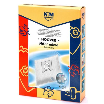 KM Worki do odkurzaczy HOOVER TELIOS H011 MICRO 4 szt