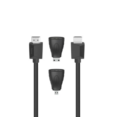 Hama Kabel HDMI HDMI 1.5 m + 2 adaptery Mini/Micro HDMI