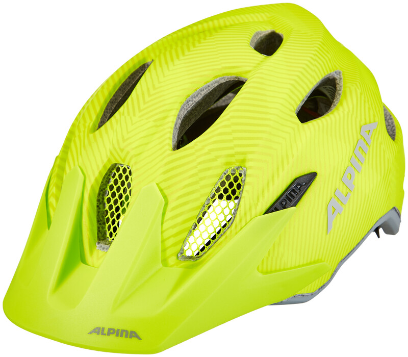 Alpina Sport dziecięcy młodzieżowy kask rowerowy Carapax JR. Flash be Visible 51-56 cm (A9697140)