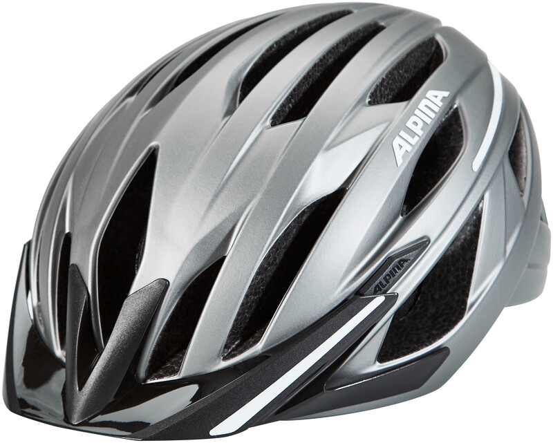 Alpina Haga Kask, darksilver matt 58-63cm 2021 Kaski rowerowe 9742525