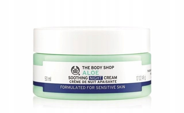 The Body Shop Aloe Soothing Night Cream Krem na noc do cery wrażliwej 50 ml