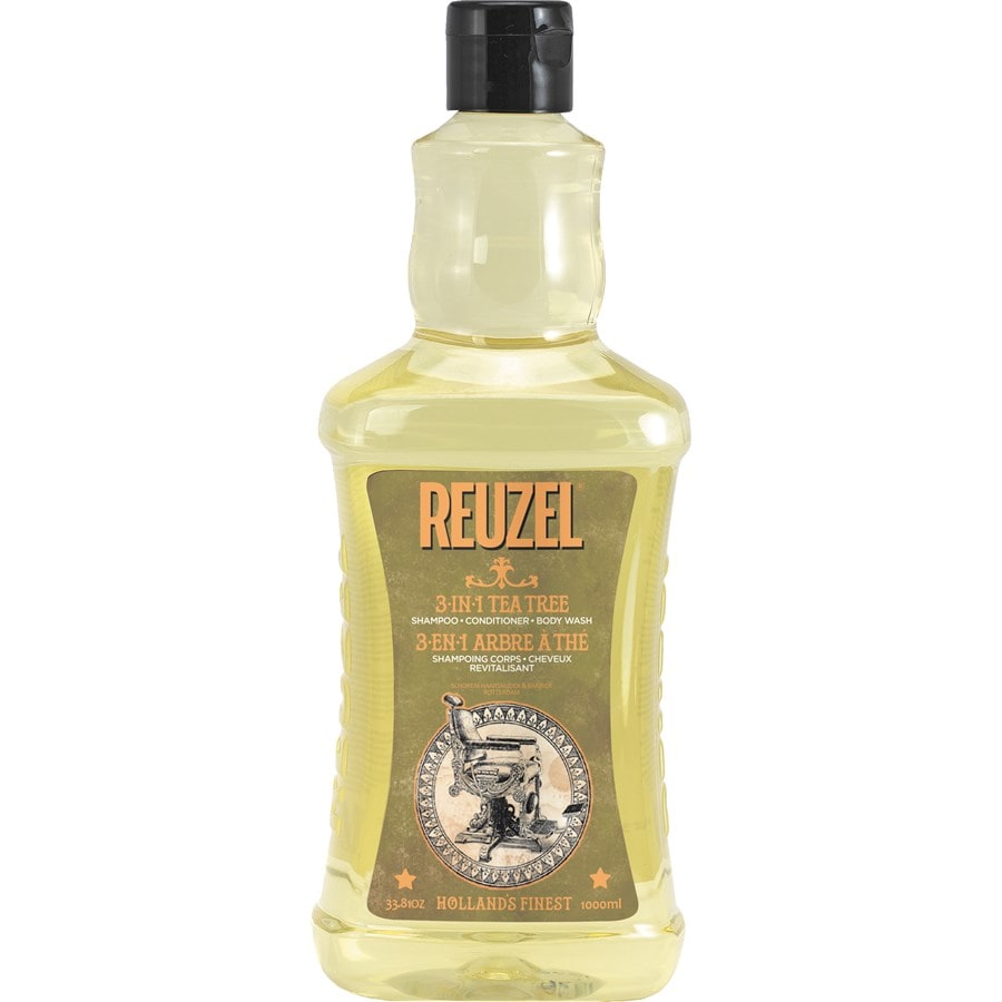 Reuzel 3-in-1 Tea Tree | Wielofunkcyjny szampon do włosów i ciała 1000ml