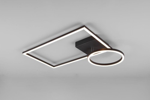 RL VERSO Czarny mat LED 24W ściemnialna 3000K Lampa sufitowa regulowana RL R62182132 R62182132