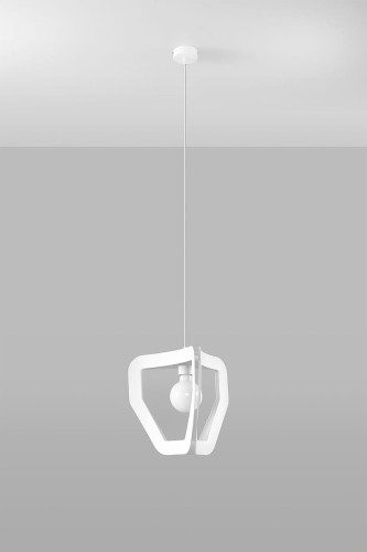 Sollux Lighting Tres lampa wisząca 1-punktowa biała SL.0929