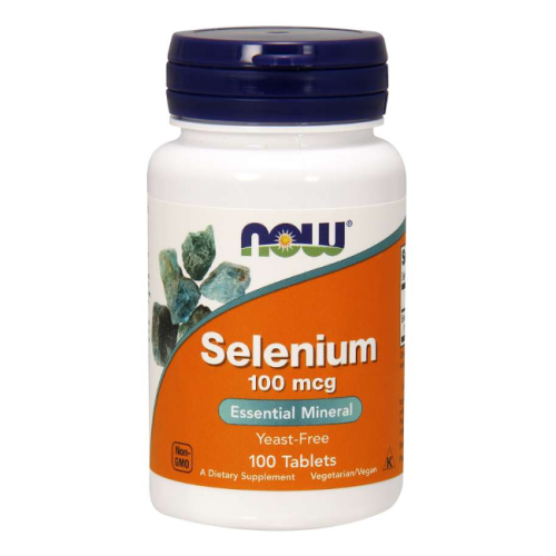 Now Foods Selen 100 mcg Suplement diety 100 tab.