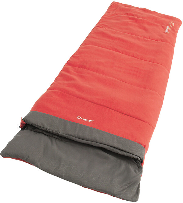 OUTWELL Celebration Lux Sleeping Bag, red Left Zipper 2021