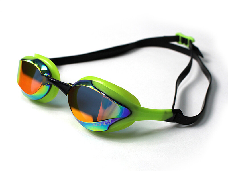 Zone3 Volaire Streamline Okulary pływackie, mirror lens-green/black 2021 Okulary do pływania SA18GOGVO109/OS