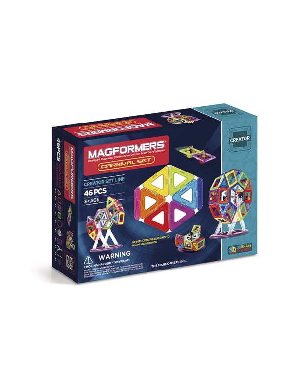 Magformers 46 elementów klocki magnetyczne Carnival