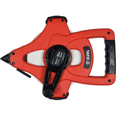 Yato MIARA GEODEZYJNA 50 M X 15 MM TAŚMA Z WŁÓKNA SZKLANEGO GŁADKA III KLASA DOKŁADNOŚCI YT-71541 YT-71541