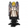 Clayre & Eef Lampa Stołowa Tiffany Anioł B 5LL-6052