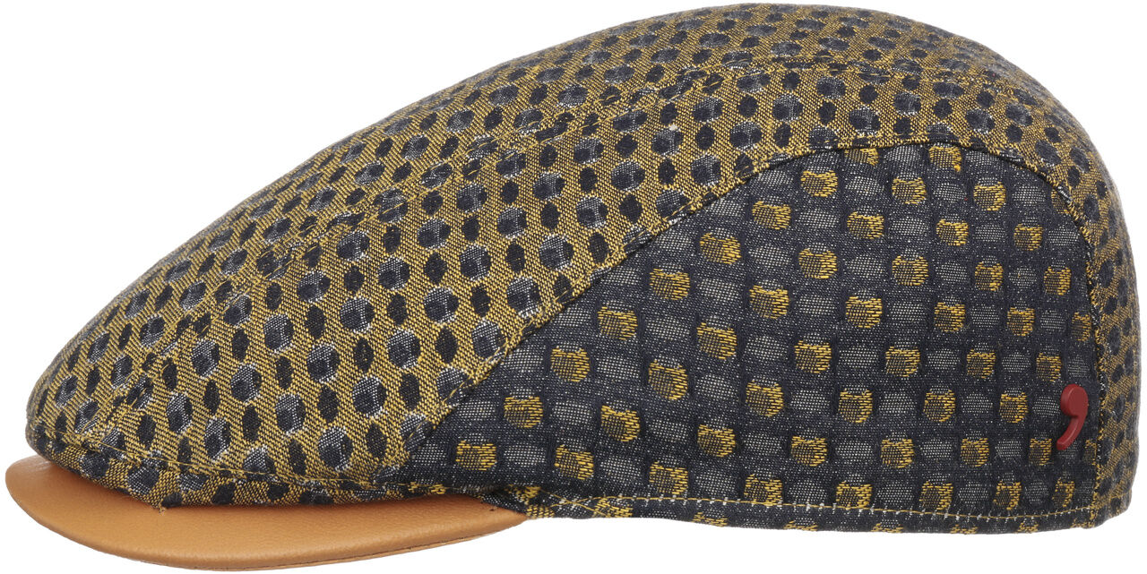 Kaszkiet Yellowblue by Alfonso D Este, niebiesko-żółty, XXL (62-63 cm)