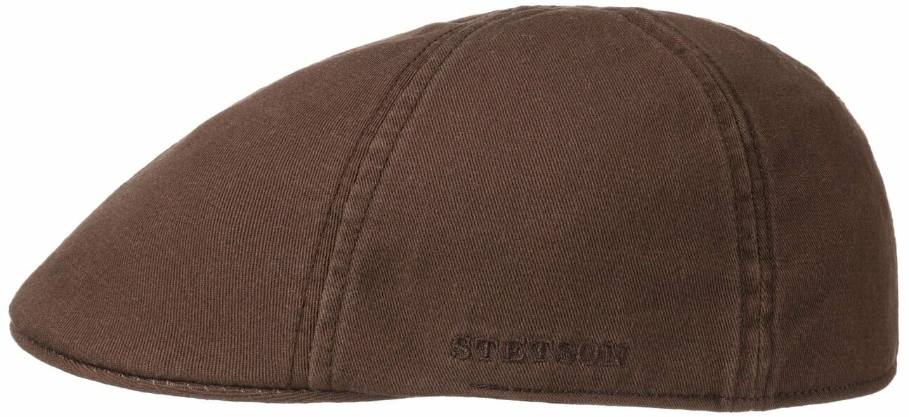 Płaski Kaszkiet z Ochroną UV Texas by Stetson, brązowy, M (56-57 cm)