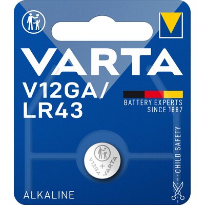Bateria alkaliczna LR43 VARTA, 1 szt.
