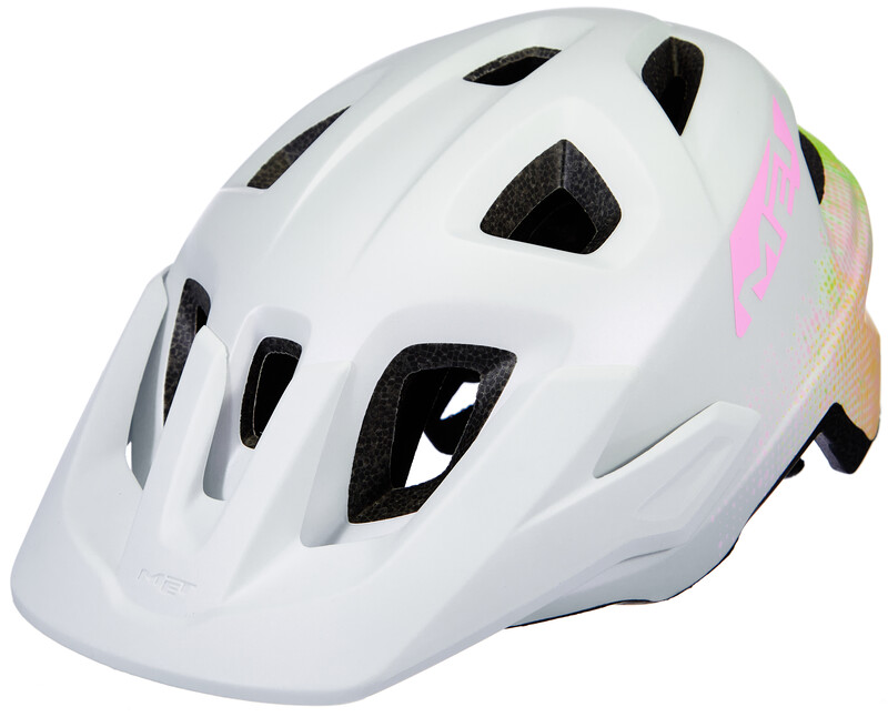 MET Eldar Kask rowerowy Dzieci, iridescent white texture 52-57cm 2020 Kaski dla dzieci 57002503