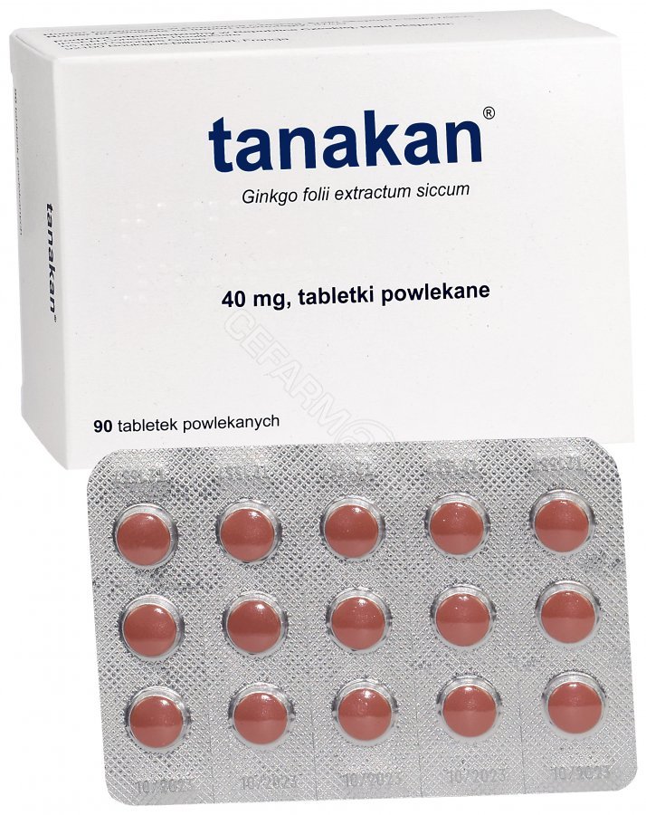 Beaufor Ips Tanakan 0,04g 90 tabletek (import równoległy) 3128806