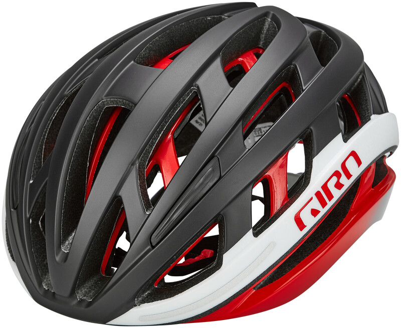Giro Helios Spherical Helmet, matte black/red M | 55-59cm 2021 Kaski rowerowe 200254-008
