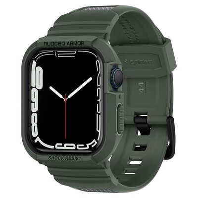 Spigen Rugged Armor Pro do Apple Watch military green