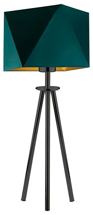 Lampka nocna do sypialni na czarnym stelażu - Z2-T44