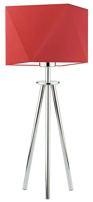 Lampka do sypialni na chromowanym stelażu - T7-E62