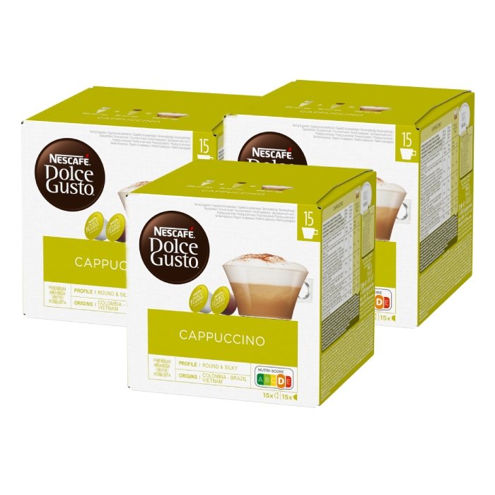 Nescafe NESTLÉ Kapsułki Dolce Gusto Cappuccino 3x30 sztuk 7832-uniw