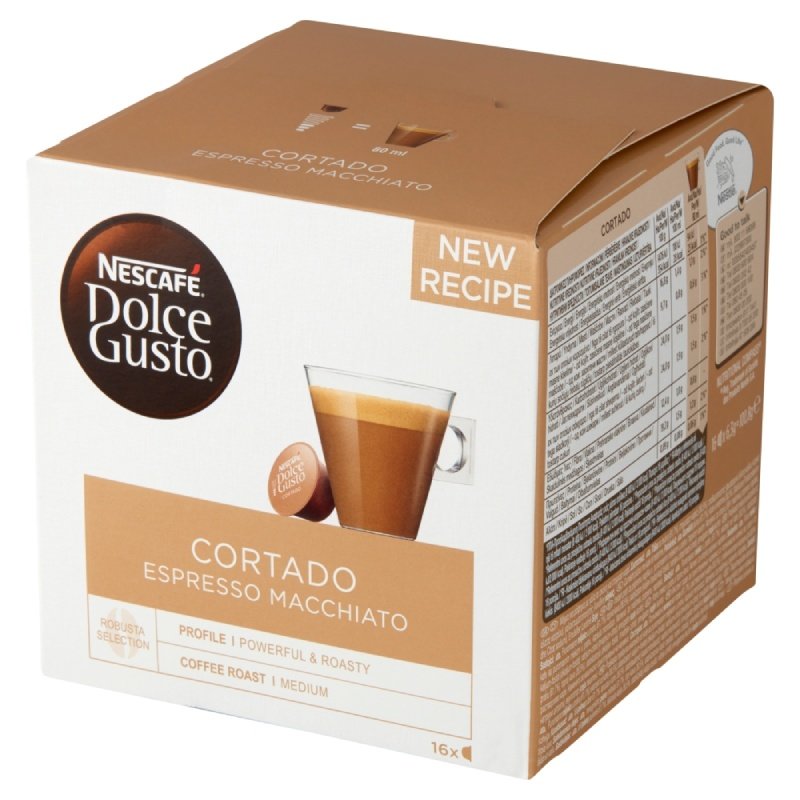 Nescafe NESTLÉ Kapsułki Dolce Gusto Cortado Espresso Macchiato 16 sztuk 7754-uniw