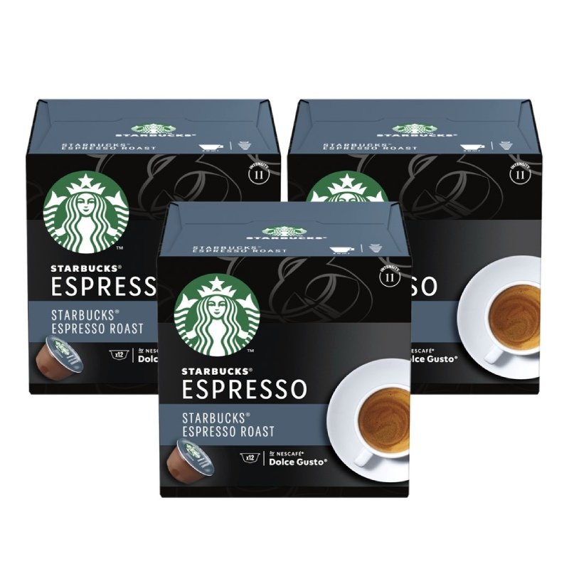 Nescafe STARBUCKS Kapsułki Dolce Gusto STARBUCKS Espresso Roast 3x12 sztuk 7870-uniw