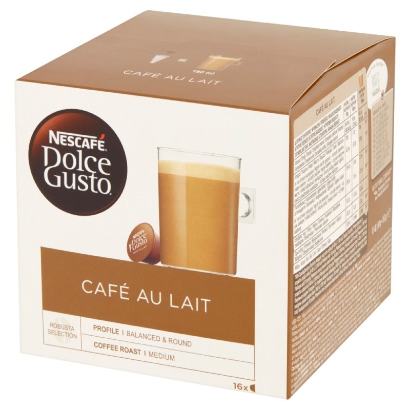 Nescafe NESTLÉ Kapsułki Dolce Gusto Café au Lait 16 sztuk 7758-uniw