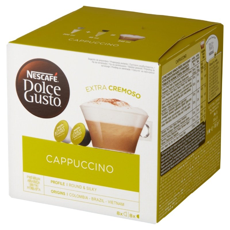 Nescafe NESTLÉ Kapsułki Dolce Gusto Cappuccino 16 sztuk 7766-uniw