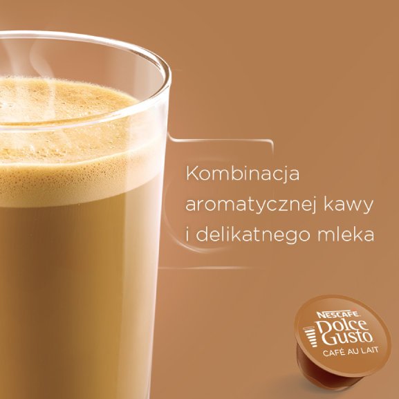 Nescafe NESTLÉ Kapsułki Dolce Gusto Café au Lait 3x16 sztuk 7830-uniw