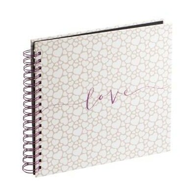 Hama Romance Spiral-Album 28x24 40 black Pages Wedding 3831 3831