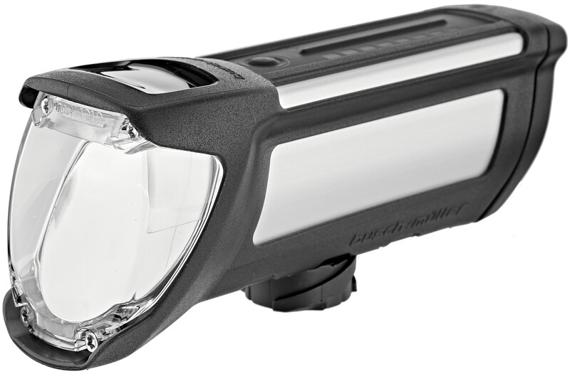 Busch & Müller Akumulator LED firmy reflektor B & M Ixon Space do montażu na kierownicy 150 Lux o zasilacz sieciowy (1 sztuki) (204020)