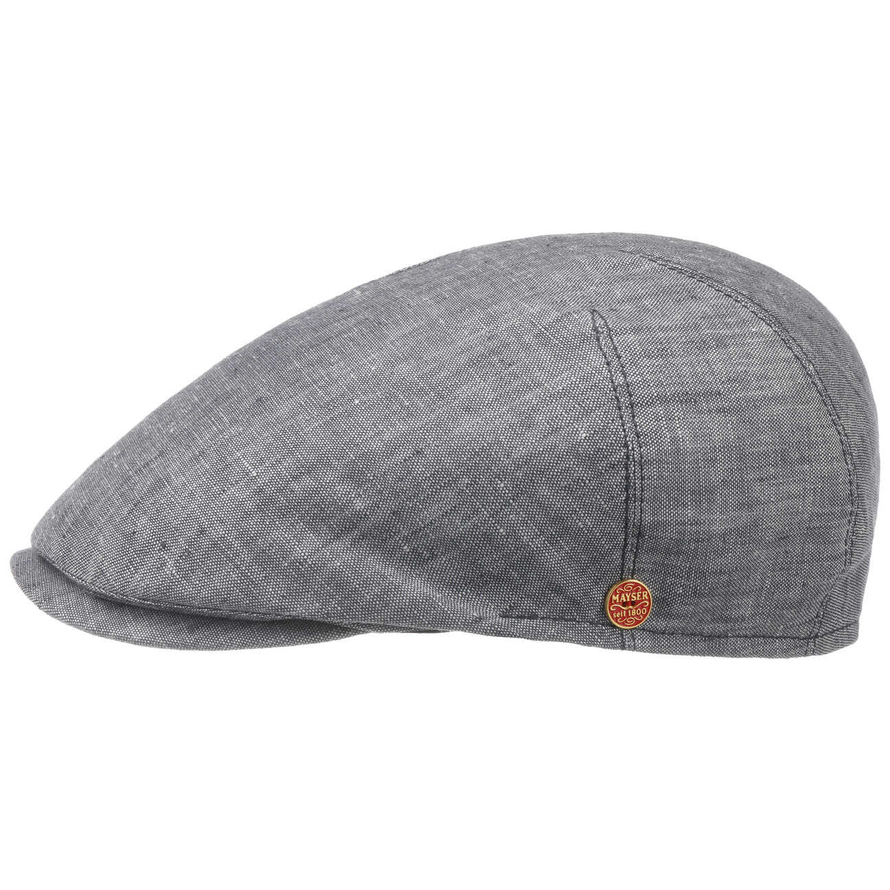 Kaszkiet Sidney Linen by Mayser, szary, 60 cm