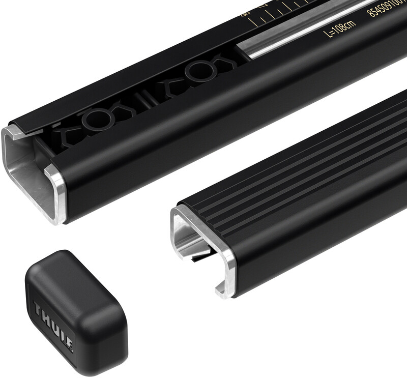 Thule SquareBar Evo 118, czarny 2021 Akcesoria do bagażników 7122