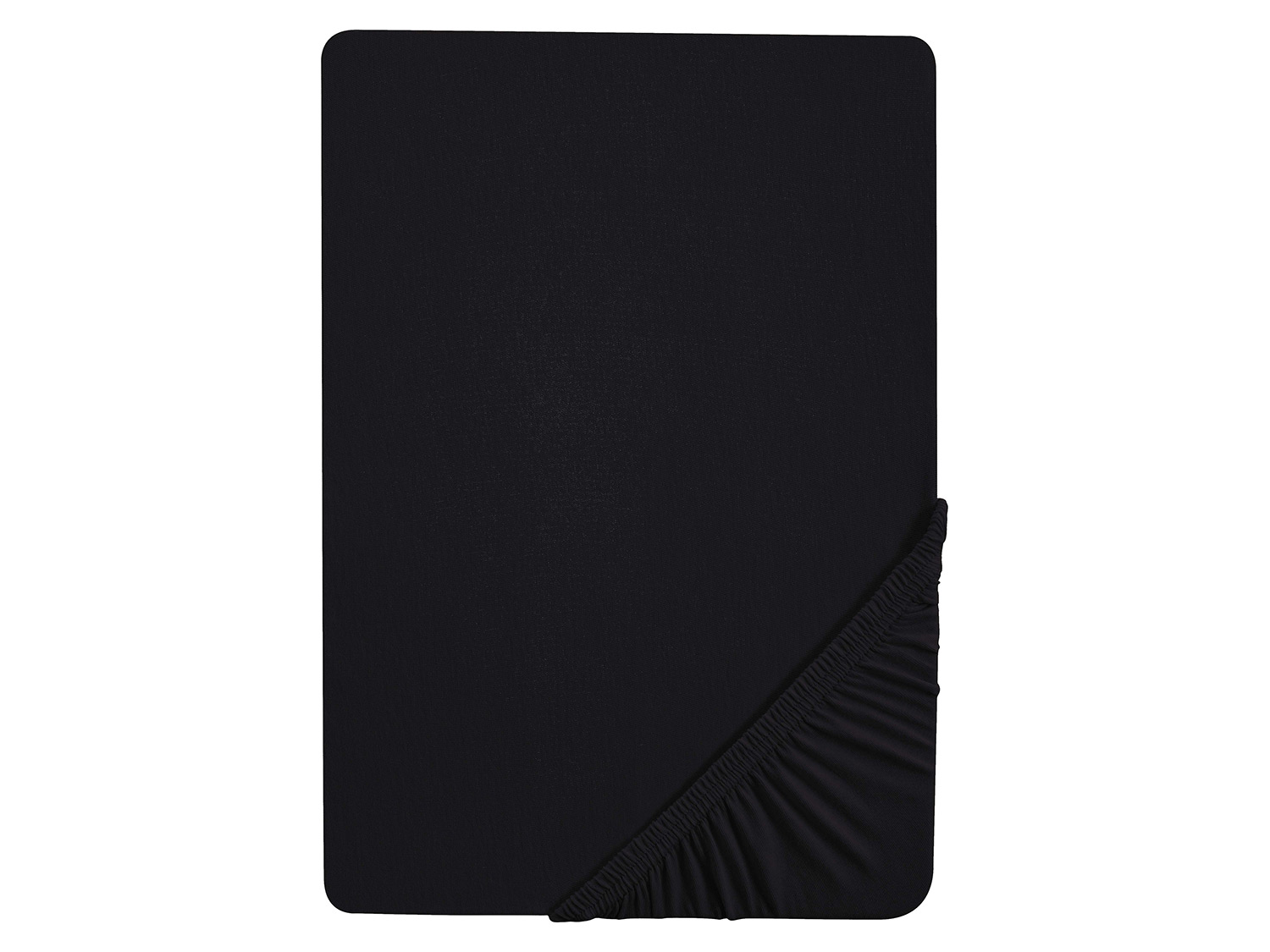 biberna Biberna 77866/221/340 Jersey Elastic prześcieradło z gumką Niebieski lodowy, czarny, 140x200  - 160x220  0077866/080/341/001