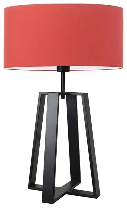 Designerska lampka nocna na czarnym stelażu - B1-T22