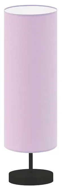 Lampka nocna walec na czarnym stelażu - A2-N17