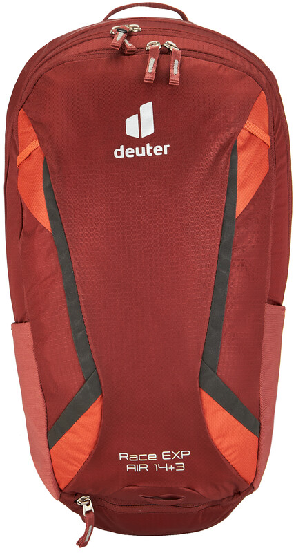 Deuter Race EXP Air Backpack 14+3l, redwood/paprika 2021 Plecaki rowerowe 3204421-redwood-paprika