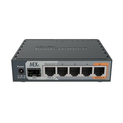 MIKROTIK RB760IGS hEX S Router 5x RJ45 1000Mb/s 1x SFP 1x USB