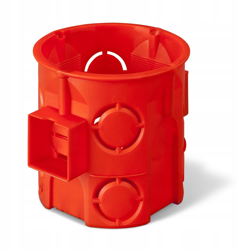 Puszka podtynkowa 60mm głęboka łączeniowa czerwona PK-60 0285-00 /60szt/